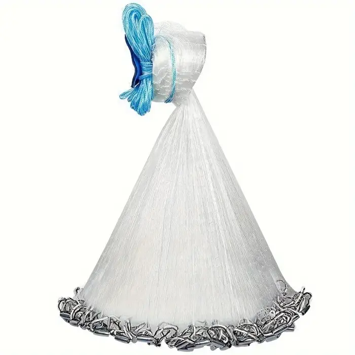 Filet de pêche en nylon robuste pour eau douce et salée haute qualité pour appâts et sorties familiales