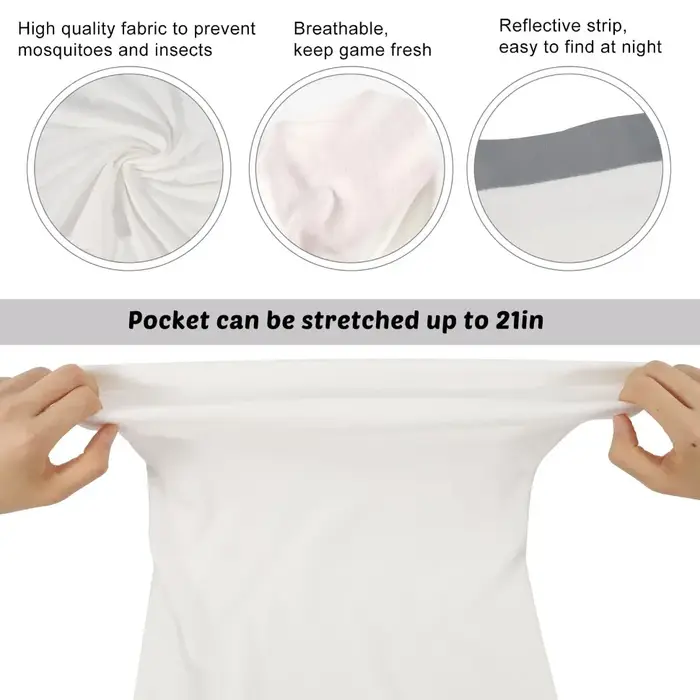 Sangle de levage et sac à viande pour cerf - Accessoire polyvalent chasse et ferme - Équipement extérieur