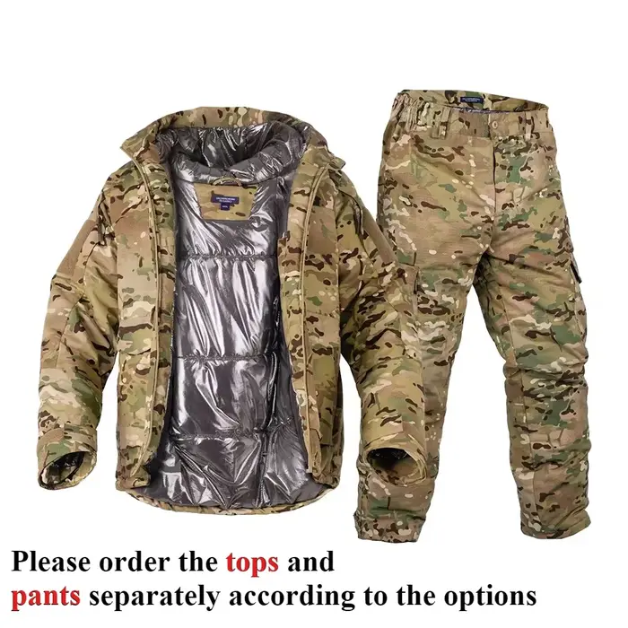 Veste tactique veste tactique homme hiver chasse Camouflage randonnée chaud à capuche manteau de Com