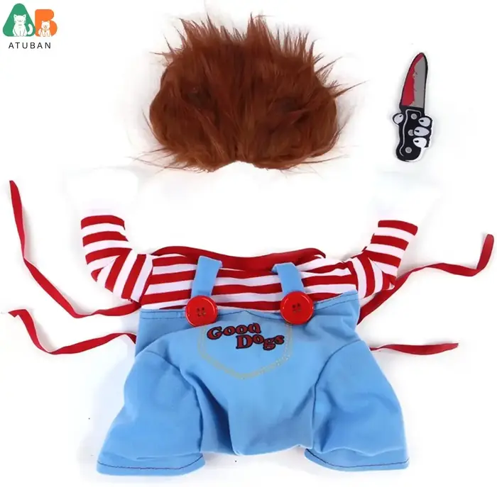 Costume de chien mortel pour animaux de compagnie, Cosplay de chien mignon, Costume drôle d'hallowee