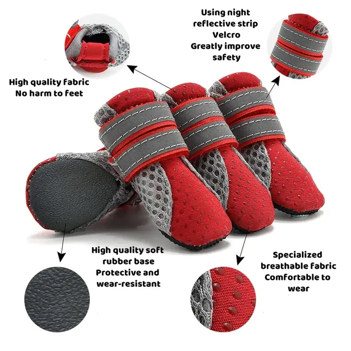 Chaussures pour chien de compagnie chiot extérieur fond souple pour chat Chihuahua bottes de pluie