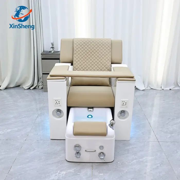 XinSheg 2025 chaise de Spa de pédicure électrique canapé de Salon de manucure avec Massage de dos au