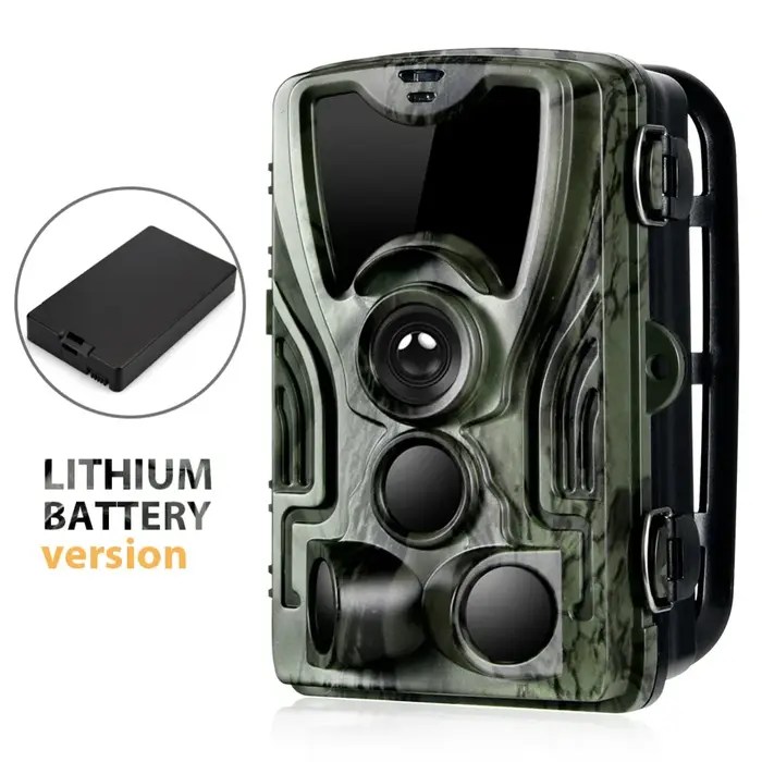 Caméra de chasse à vision nocturne 1080P 20MP HC801A-LI avec batterie au lithium 5000mAh