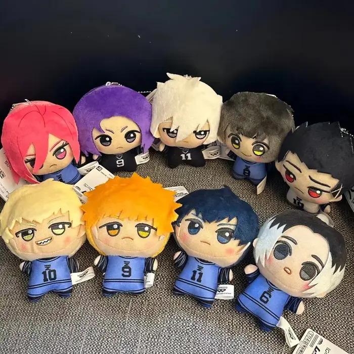 Mini poupée en peluche à serrure bleue de 10cm, Seishiro Nagi Isagi Yoichi Chigiri Bachira Meguru, p