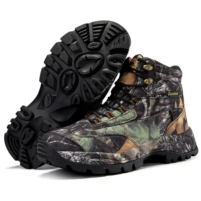 Bottes de chasse de Camouflage montantes pour hommes, chaussures de sport respirantes, randonnée en 