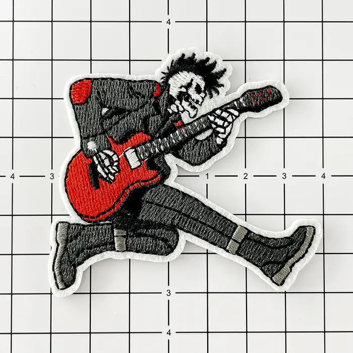 Patchs brodés en tissu pour groupe de rock punk, badges hippie thermocollants pour vêtements, autoco
