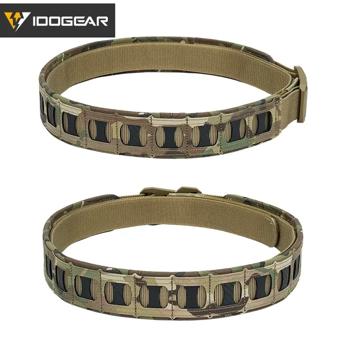 IDOGEAR 2 Inch Tactical Belt Quick Release Buckle MOLLE with Inner belt lightwei