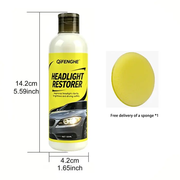 Restaurateur de phares, solution de restauration de phares DIY, restaure les lentilles comme neuves,