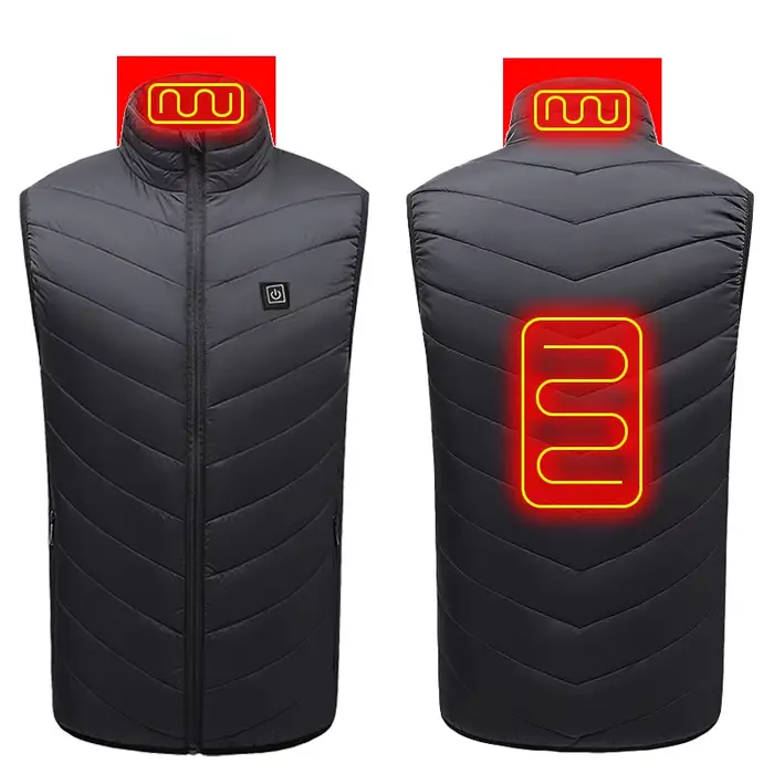 21 Zones de gilet chauffant vestes chauffantes électriques hommes femmes vêtements de sport manteau 