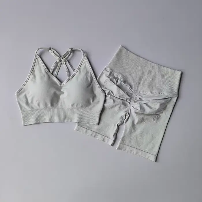 Ensembles de Yoga taille haute pour femmes, vêtements d'entraînement, de gymnastique, 2 pièces, comb