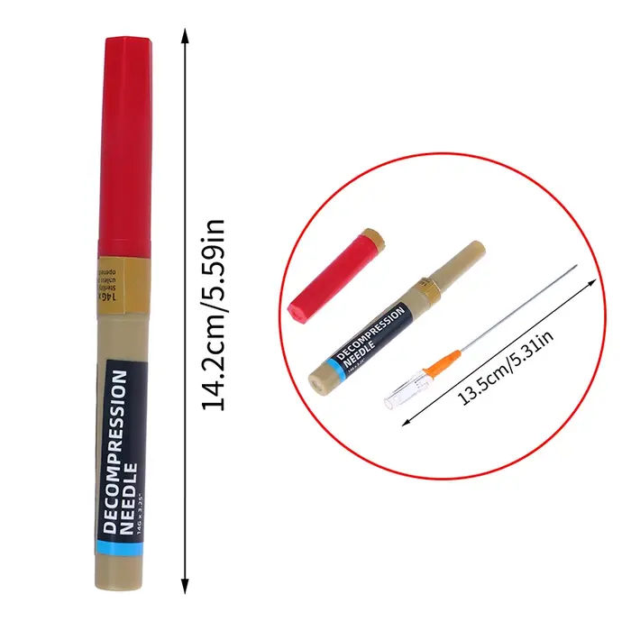 Trousse de premiers soins d'urgence, trousse de premiers soins, tension Pneumothorax floracique illa
