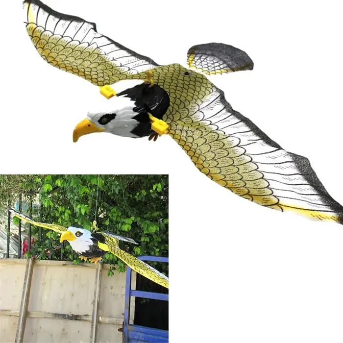 1pc répulsif pour oiseaux suspendus EagleHawk épouvantail répulsif dissuasion chasse jardin leurre r