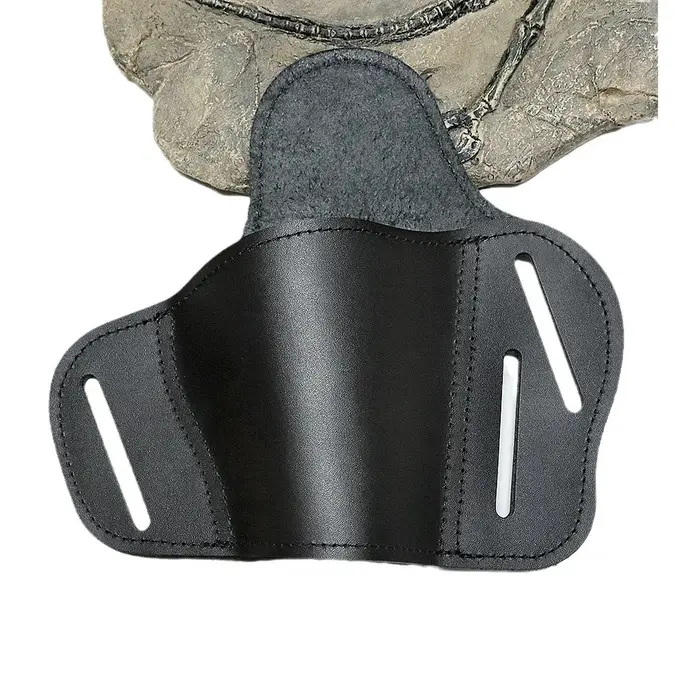 Étui de transport court en cuir pour armes tactiques de chasse en extérieur, compatible avec G 17 19