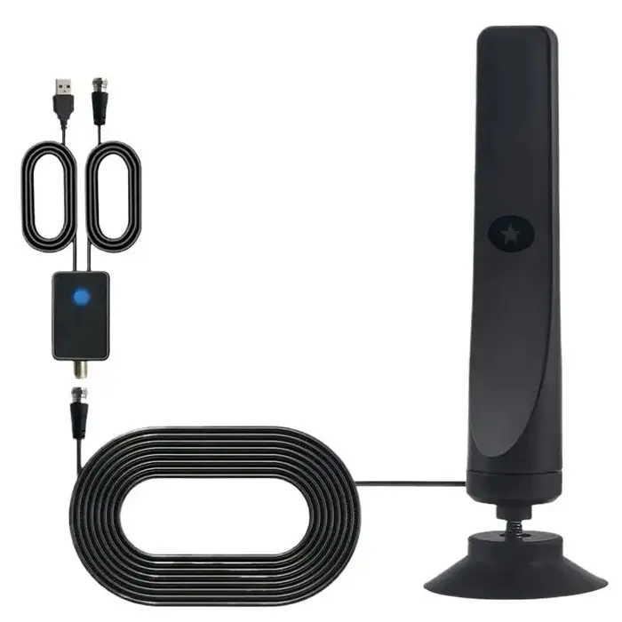 Antenne TV numérique, récepteur HDTV, antenne terrestre intérieure/extérieure pour télévision haute 