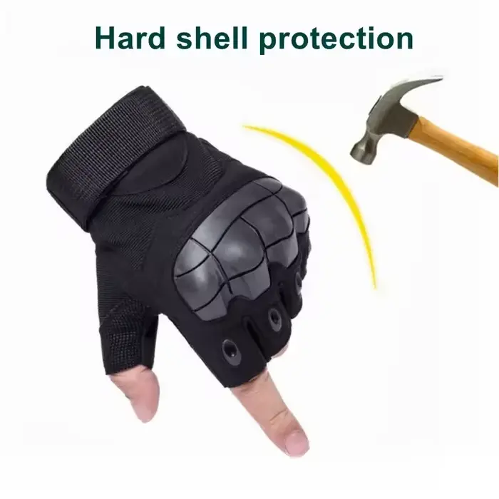 Gants tactiques mi-mains pour hommes - Idéals chasse