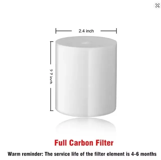 Filtre de Douche Purificateur d'Eau Domestique pour Salle de Bain, Cartouche Filtrante 15-20 Niveaux
