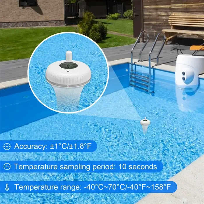 INKBIRD Piscine Flottant Therye.com IBS-P01B Bluetooth IPX7 Baignoire Spa Bain À Remous Étangs De Po