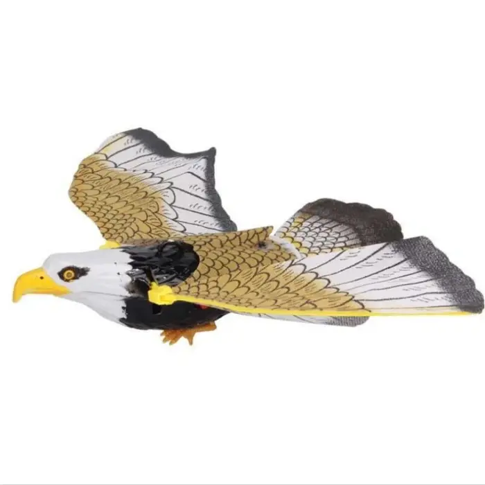 Éloigne-oiseaux suspendu en forme d'aigle, répulsif anti-hiboux volants, émeuilleur d'oiseaux en for