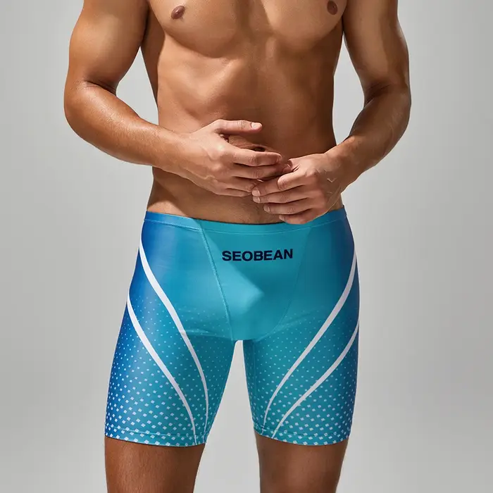 Maillot de bain court à séchage rapide pour hommes, compétition de Surf sur la plage, maillot de bai
