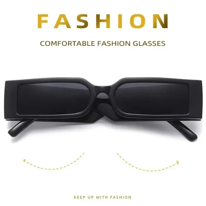 Lunettes de soleil carrées tendance 2023 style rétro protection UV400 pour femmes hommes voyage sport mode