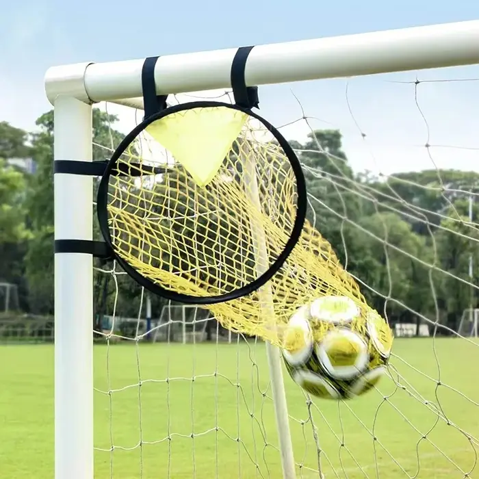 But de cible de football 1 pièce, facile à fixer et à détacher au but, pour l'entraînement de précis