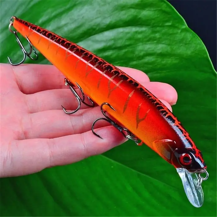 1 pièces leurre de pêche Wobbler réaliste yeux 3D 14 cm/18.5g vairon appât dur artificiel matériel d