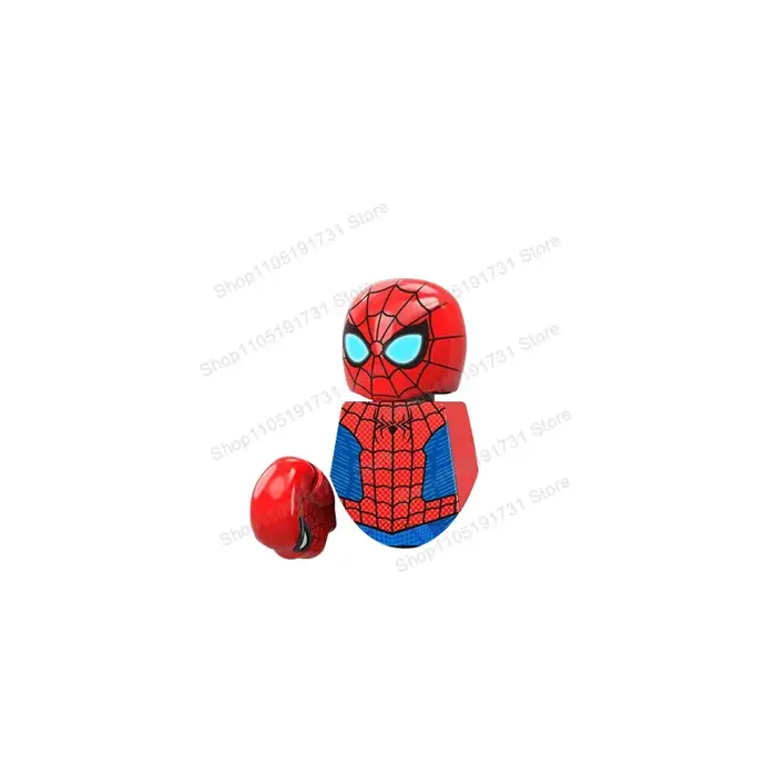 Boîte Mystère Mini Blocs de Construction Figurines Anime Super Dessins Animés Films Héros Jouets pou