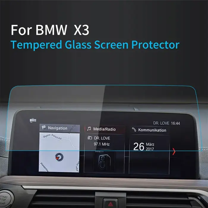 Film de protection d'écran pour écran tactile, 10.25 pouces, pour écran tactile BMW X3 G01 X4 G02 20
