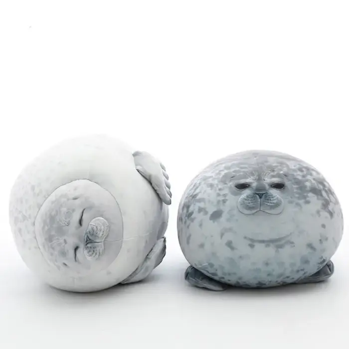 Angry Blob sceau oreiller potelé 3D nouveauté mer Lion poupée en peluche peluche bébé dormir jeter o