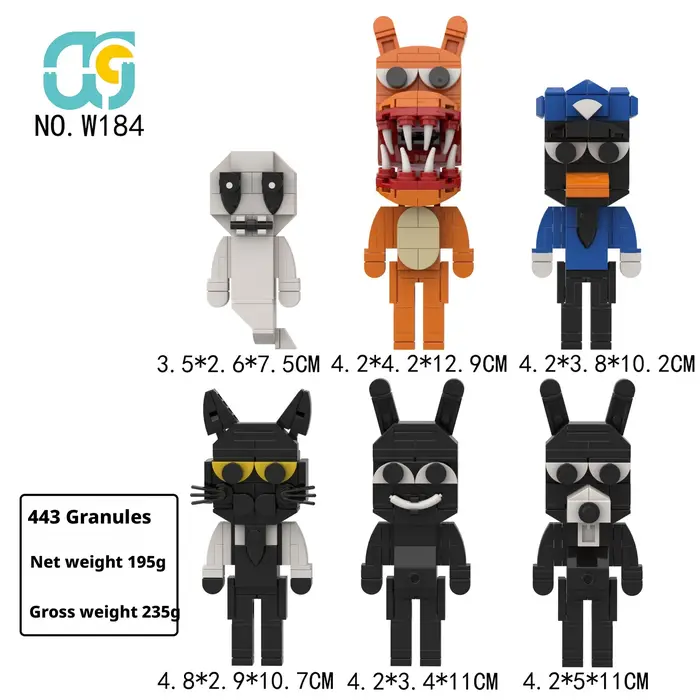 Nouveau Jouet de Construction Modulaire Thème Hôpital Vétérinaire : Anomalies Animaux (Chat, Chien, Pingouin, Lapin) - Modèle Décoratif