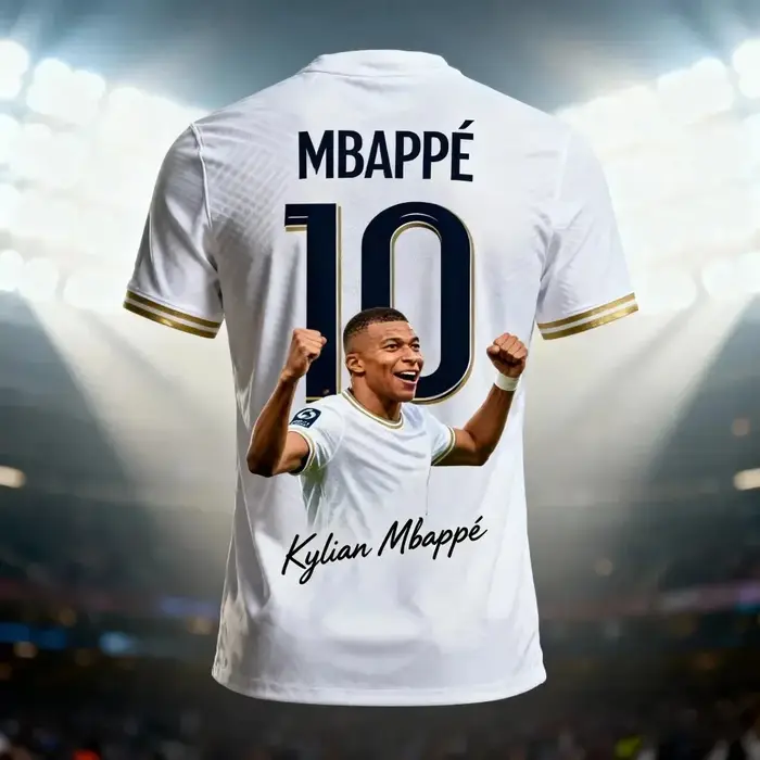 T-shirt de football pour homme MBAPPE imprimé en 3D, respirant et à séchage rapide, pour l'entraînement en équipe, décontracté, pour l'extérieur, vêtements de football parent-enfant