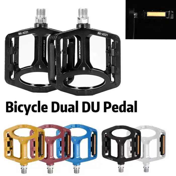 Pédale de vélo double DU à roulement