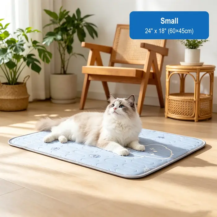 Tapis rafraîchissant pour chien, lavable, en latex, réutilisable, pour l'entraînement des chiens de 