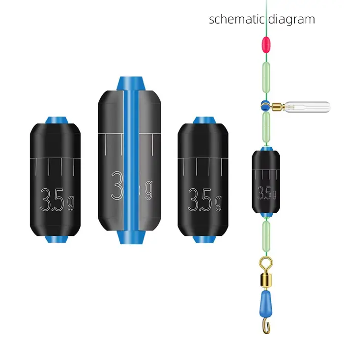 DNDYUJU 25 pièces combinaison plomb de pêche 1.5g-5.0g plombs règle de pêche ensemble de plomb rempl