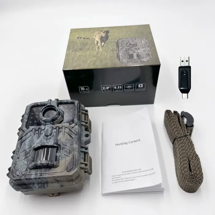 Caméra de chasse et de suivi des sentiers, 16mp, 1080P HD, pour l'extérieur, pour la faune, Surveill