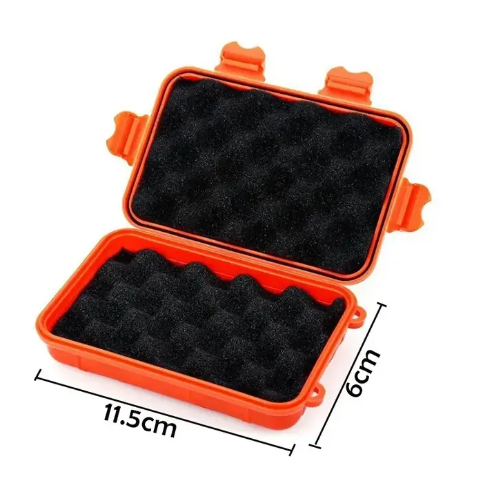 Boîte de survie scellée étanche en plastique, taille S/L/XXL, conteneur de Camping, boîte de rangeme