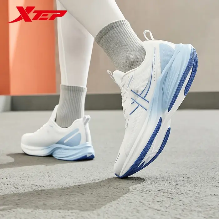 Xtep cinq vitesses ET chaussures de course pour hommes résistant à l'usure antidérapant soutien spor