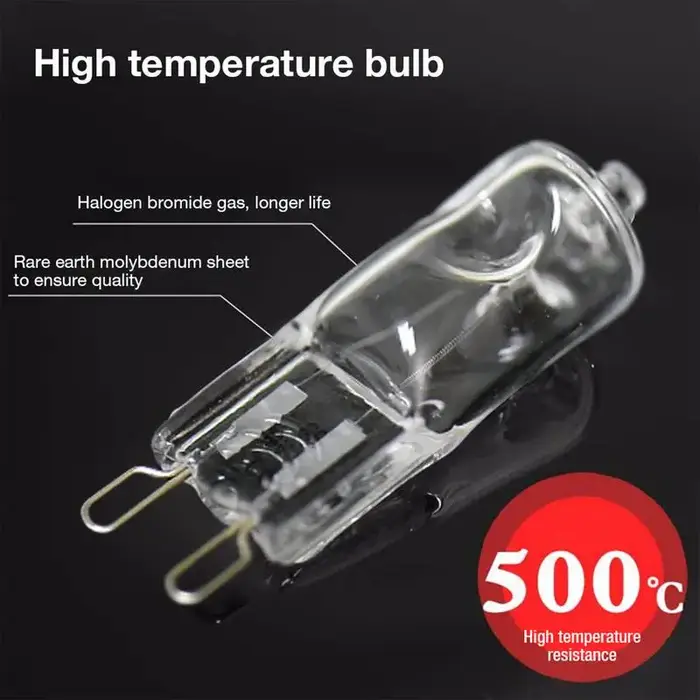 Lampe halogène pour four G9, 40W, résistante aux hautes températures, 110V/220V, pour réfrigérateurs