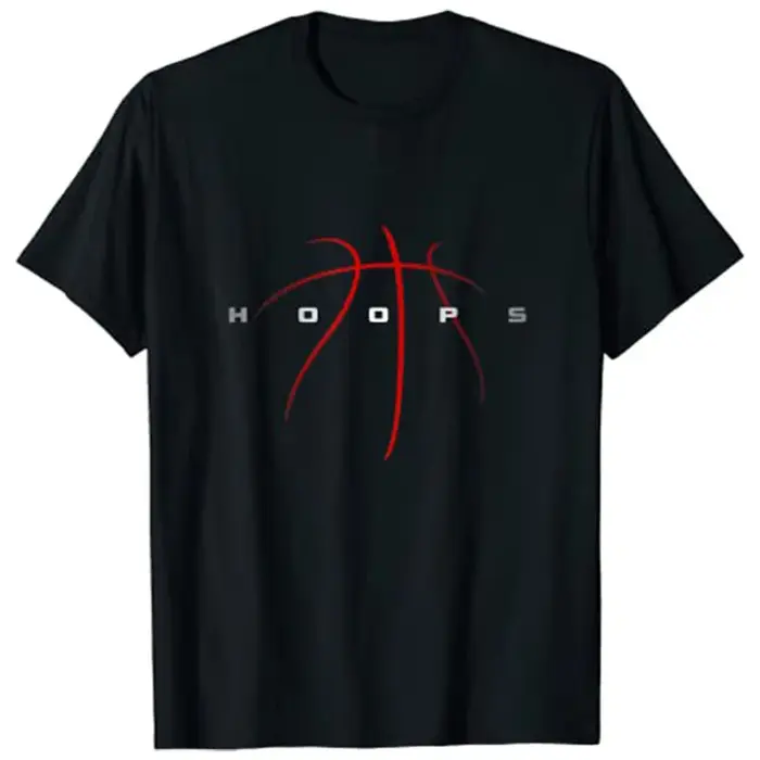 T-shirt de basket-ball en coton polyester pour homme, style décontracté, léger et confortable, pour les entraînements et les occasions décontractées
