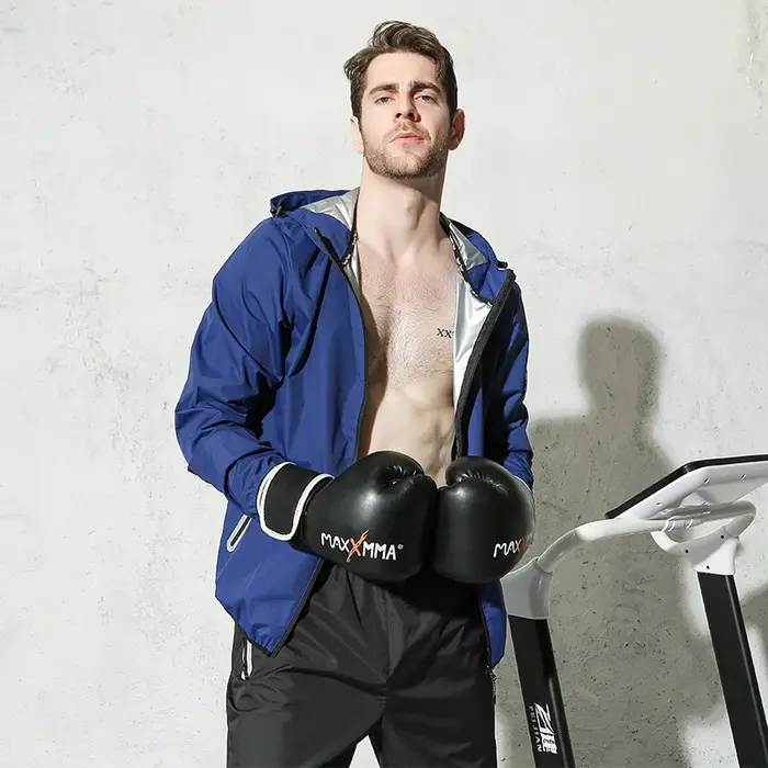 Combinaison de Sauna professionnelle pour hommes, ensemble de vêtements de gymnastique, entraînement