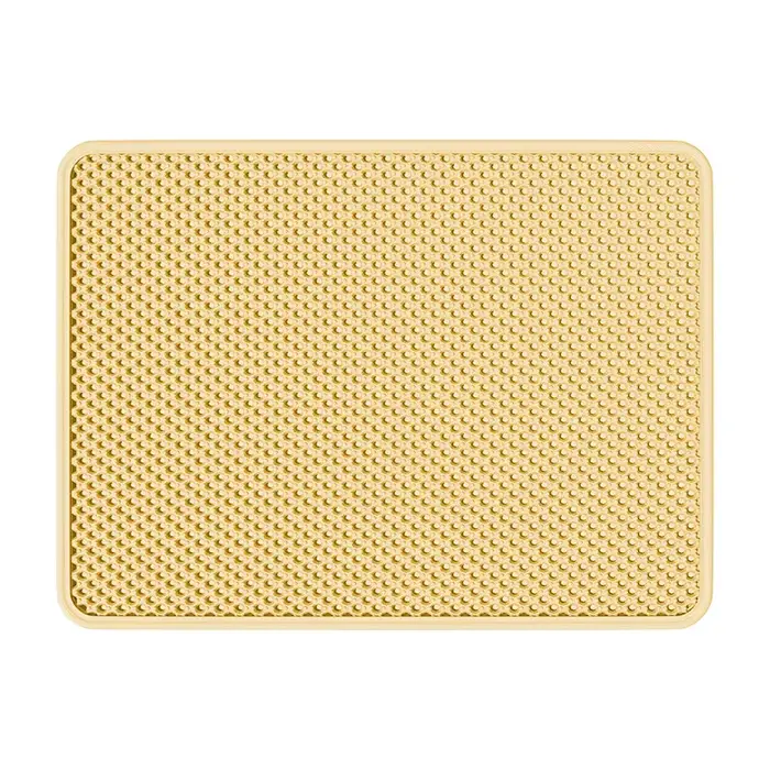 Tapis pour litière de chat - empêche la diffusion de la litière