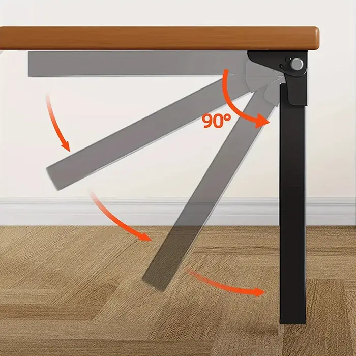 Pied de Table pliant en métal robuste sélectionnable, 1 pièce, remplacement polyvalent pour ordinate