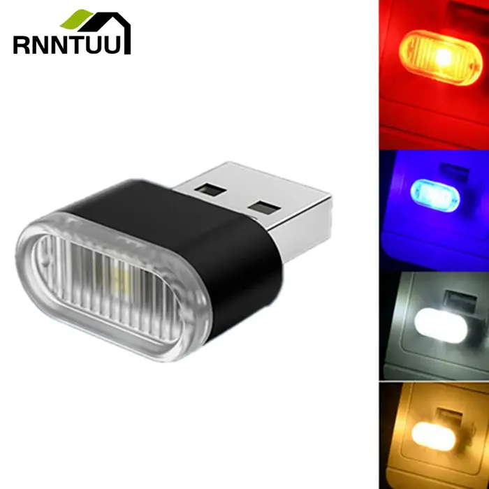 RnnTuu LED voiture USB atmosphère lampe toit étoile lumière intérieur étoilé Laser projecteur lumièr