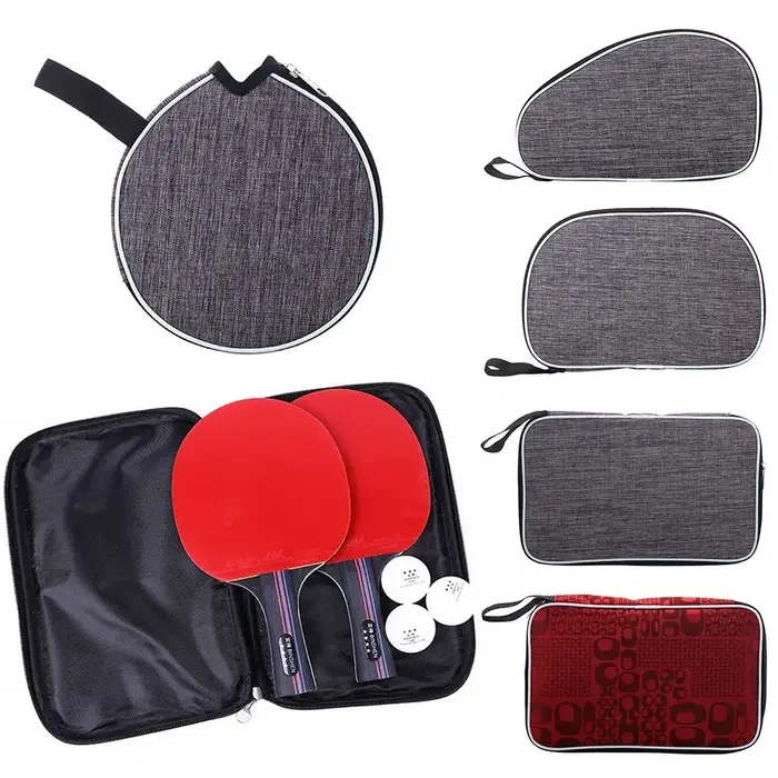 Juste de protection pour raquettes de tennis de table, sac de rangement pour raquettes de ping-pong,