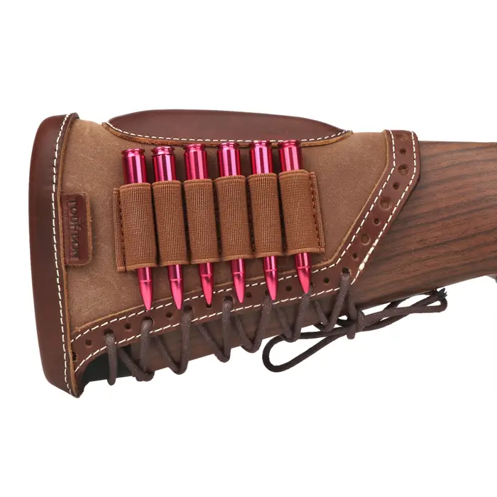 Tourbon Accessoires de chasse : Coussinet de crosse de fusil en toile avec support de joue et réducteur de recul