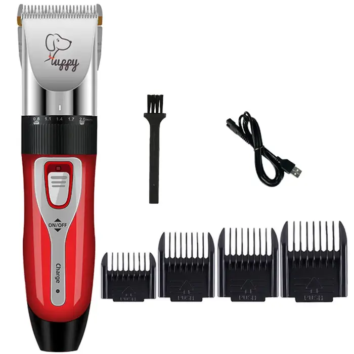 Tondeuse professionnelle aste sans fil pour animaux de compagnie, toilettage, coupe de cheveux, raso