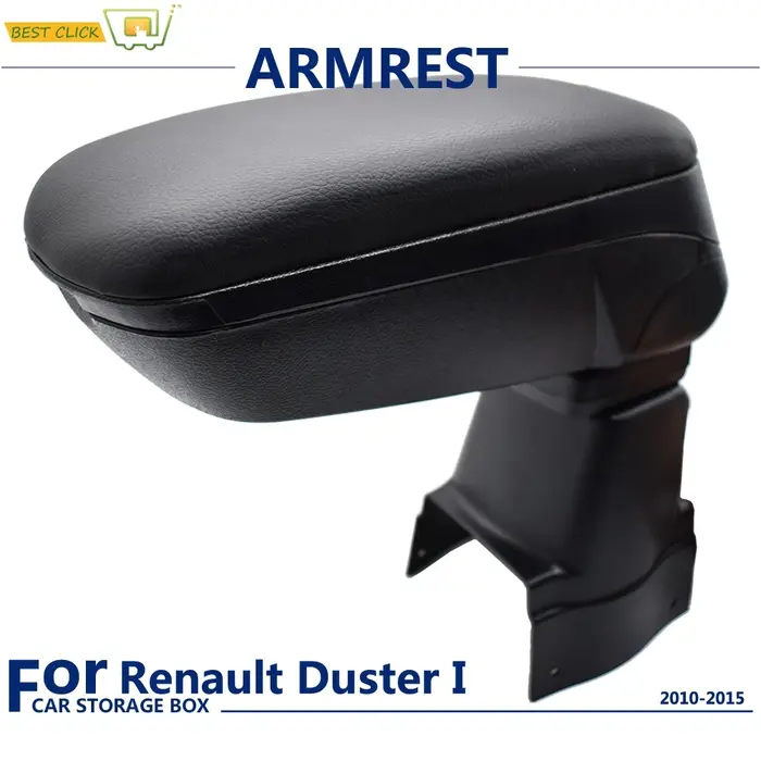 Boîte d'accoudoir de voiture pour Renault Dacia Duster, tiroir central, contenu supérieur coulissant