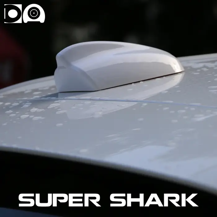 Antenne voiture aileron de requin peinture piano - Compatible Mazda Jeep Nissan Volkswagen - Amélioration réception radio