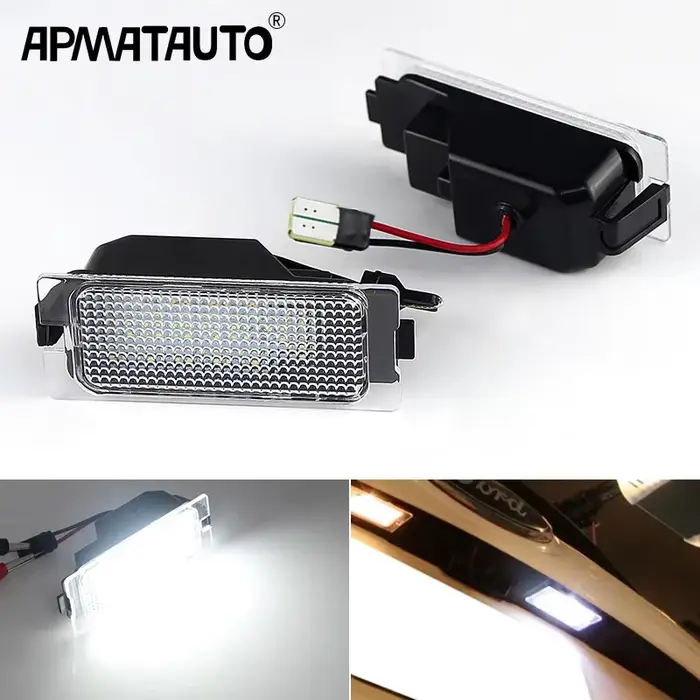 2 pièces sans erreur voiture LED plaque d'immatriculation lampes lumineuses pour Ford Edge 2007-2014