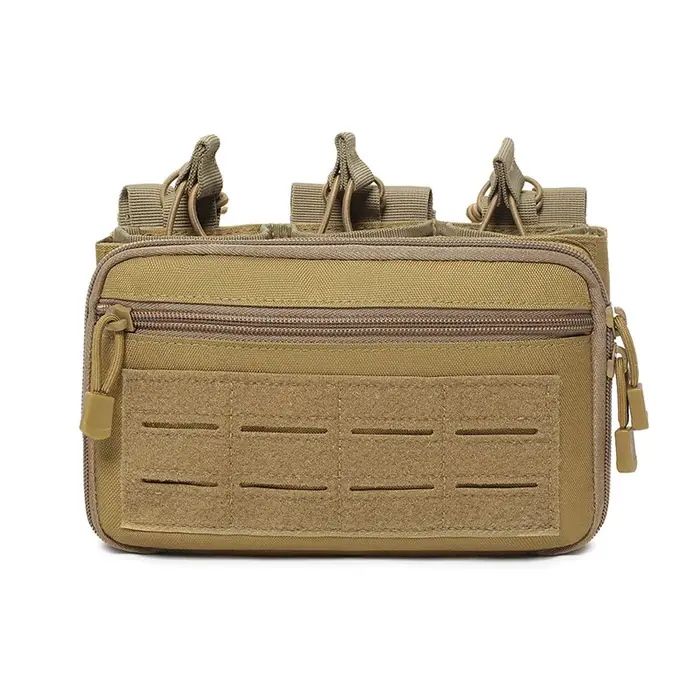 Sac de chasse porte-cartouches, pochette triple pour chargeurs Molle, pochette administrativer pour 